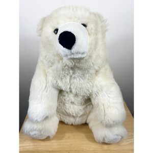 VTG Westcliff Collection Arctic Polar Bear Plush Stuffed Animal Toy Sitting 16"
